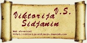 Viktorija Šiđanin vizit kartica